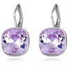 Kristalldroppe av högsta kvalitet dingle lila örhängen mode smycken kristall från rovski element kvinnor fest bijouterie 188725947496