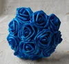 Sztuczne Kwiaty Royal Blue Róże Do Bukietu Bridal Bukiet ślubny Wedding Decor Układ Centerpiece Hurtownie Lots