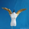 新しい柔らかい美しい天使の羽の結婚式の誕生日パーティーDiyの装飾創造的な撮影小道具金の妖精の羽を送料無料