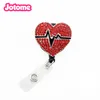 10st Lot Mix Style Medical Yoyo Infällbart Badge Pull -rull Rulle sjuksköterska bröstcancer medvetenhet rosa band -id arbetshållare246n