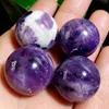 21-22 mm 4 pezzi NATURAL Dream Amethyst Sfera di cristallo sfera Orb Gem Stone guarigione come regalo