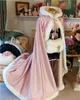 Outdoor Cape Cloak Winter Bridal Cloak Faux Fur Wedding Wraps Jackets Hooded For Winter Weddings Bridal Cloaks Wedding Guest Gowns6919566