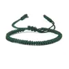 Fashion Summer Sandbeach Jewelry Wholesale 10pcs/lot Top Quality Single Color Rope Buddhist Handmade Lucky Knots Yoga Bracelet Nice Gift