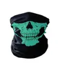 Outdoor Seamless Magic Skull Sciarpa Maschera per il viso Sciarpa Ciclismo Maschere da equitazione Fazzoletto da collo caldo Maschere per feste per il viso all'aperto IB634