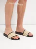 New Arrival Mens and Womens FashionWhite Zaproś Slajdy Znaczek z Sylvie Bow Slide Sandals z gumową podeszwą