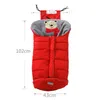 حقيبة نوم في فصل الشتاء أكياس نوم للطفل للعربة مع Footmuff Infant Cartoon Bear Bag Kids Cotton Baby Sleepsacks