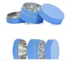 Diameter of 40MM Three-color Zinc Alloy Coated Silicone Grinder