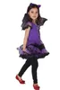 Fantasia de morcego para meninas, crianças, cosplay, vestido de dança, capa, fantasia para crianças, pequena bruxa, dia das bruxas6616402