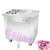 BEIJAMEI Commercial Thailand Flat Pan Fried Ice Cream making Roll Machine Food Processing Fry Yogurt Ice Cream Rolls Machines