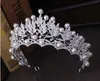 Headpieces luxo nupcial coroa strass pérolas cristais casamento real rainha coroas princesa cristal barroco festa de aniversário tiaras para noiva