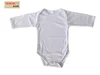 熱伝達プレス機のためのファッションDIY昇華ベビージャンプスーツ/半袖幼児