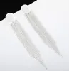 new Hot style earrings wholesale fashion metal simple circular fringe temperament ear nail fashion personality sales