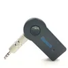 Stereo 3.5 Blutooth Wireless för bilmusik Ljud Bluetooth-mottagare Adapter AUX 3.5mm A2DP för hörlursreciever Jack Handsfree 220pcs / Lot