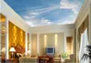 потолочные фрески 3d потолок одуванчик эстетичный мечтательный вся комната гостиная телевизор спальня фон роспись