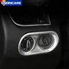 Bilstrålkastare Switch Button Frame Decoration Cover Trim för Porsche Macan 2014-17 ABS Interiör Modifierad Styling2018