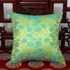 Pillow Koi daisy Dragon Chinese Silk Satin Cushion Cover Sofa Chair Car Back Cushion Office Home Decorative Animal Pillow Case 40x40cm 60