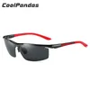 Aluminium men039s okulary przeciwsłoneczne spolaryzowane gogle sportowe jazdy okularami słonecznymi samce gafas polarizadas de hombre673398