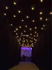 Gorąca Sprzedaż Czarny LED Wedding Backdrop DJ Party 3 * 4M RGBW LED Star Curtain LED Star Cloth