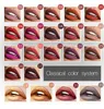 Pudaier Makeup Naken Matte Velvet Glänsande Läppglans Läppstift Lip Balm Vattentät Sexig Röd Läppfärg 21 Färger