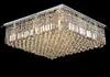 Modern minimalist fashion LED Ceiling Lights rectangular crystal living room lamp bedroom lamps