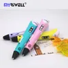 myriwell RP-100B 3d pen with LED display free pla 1.75mm abs filament 3d handle 3 d handle with 100m abs Child birthday gift