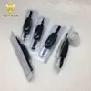 20pcs 9rt Tek Kullanımlık Dövme Kavrama Tüpü 25mm Siyah Silikon Dövme Yuvarlak Tüp R9 Besleme BDG25-9R#