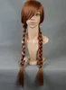 Длинные плетения кос костюм косплей парики термостойкие парик