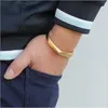 Bracelets de couple jonc en acier titane coulé rétro en Europe et en Amérique bracelet ouvert de mode minimaliste pour hommes et femmes personnalisé