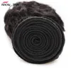 Wefts ishow Kinky Curly 3 PCS 8AブラジルのバージンヘアエクステンションWeft Malaysian Human Hair Bundles with cloosure for women girl for All age