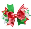 Christmas Ornaments Bowknot Hairpin Headdress Hairpin Christmas snowflake Bow Hair Clip Fast Ship With Free Shipping b935