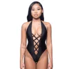 Nieuwe Stijl Kant Monokini Badpak Bandage HollowCarved Bikini Set Halter Top Push Up Badpak Badmode Biquini 2018306W8909676