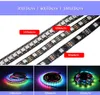 DC5V afzonderlijk adresseerbaar WS2812B LED Strip Licht Wit Zwart PCB 144 Pixels Smart RGB 2812 LED -TAPE LIBBON Waterdicht IP67