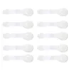 10pcs/lot Child Lock Baby Safety Lock Cabinet Door Drawers Refrigerator Toilet Lengthened Safety Plastic Locks for Child Kids
