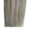 1 g / s 10-26 "Remy Pre Bonded Human Hair Extension U Tip Hair Silky Proste Profesjonalne Salon Fusion Silver Grey Colorful Hair Style 200g