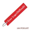 OEM Embroidery Key Chain Customize Keychain Key Ring Luggage Tag Safety Label for Aviation Gift Keyring Parrty Gift Favor