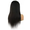 Silky Straight Lace Front Wig Brazilian Virgin Human Hair 4x4 5x5 6x6 7x7 13x4 13x6 360 Full Lace Wigs for Women Natural Color