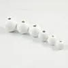 NY332 White Natural Wooden Round Ball Spacer Beads For Jewelry Making DIY 6 8 10 12 14 16 18 20 25MM Round Wood Beads White Wood B307v