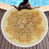 Czeski Mandala Tapestry Plaża Rzuć Duża Okrągła Ręcznik Piknik Piknik Koc Mata Basen Gobelin Dekoracji Mata jogi