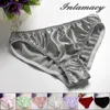 Slip a vita media 100% vera seta intimo mutandine per donna L XL XXL 3XL Plus Size Donna Lingerie sexy