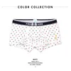 Pink Heroes 4pcs/lot Mens Underwear Boxers Polka Dot Print Underwear Men Boxer Sexy Cotton Couple Stripe Men shorts
