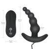 Vibrant Anal Plug Étanche Noir 10 Mode Silicone Anal Sex Toy Pour hommes vibrateur anal Butt Plug produit de sexe érotique pour les femmes Y1892804