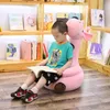 kinderen schattige dier cartoon giraffe kind lezen kleine sofa seat single luie tatami baby kruk 70x45cm dy50466