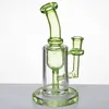 Bongo de vidro Dab Rig 14mm feminino Tubo De Água De Vidro Tubo Em Linha Reta Bubbler Tubos de fumar Dabber Heady Oil Rigs 922