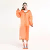 Long Use Rain Coat Women EVA Transparent Raincoat Poncho Portable Environmental Light Raincoat Hot Sale c217