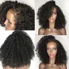 afro curls en dentelle perruques avant