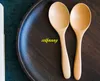 100pcs 11.5*2.5cm 12*3cm 12.8*3cm 13*3cm Kids Wooden Spoon Tableware Children Dining spoons Soup Tea Honey Coffee Wood Spoon