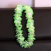Guirlande de fleurs hawaïennes pour fête sur la plage, 100cm, collier Leis, fournitures de fête d'anniversaire, cadeaux de mariage, 8 couleurs
