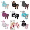 Ins bébé vêtements ensembles coton chaud enfants à capuche manteaux pantalons 2 pièces ensemble à manches longues enfant tenues mignon enfant costumes enfants vêtements DHT495