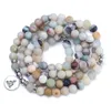 JLN Yoga 108 Malas Buddhism Armband Fashion Life Tree Lotus om Buddha Charm Amazonite Pärlor Yoga Meditation Multi Layer Armband