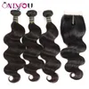 9A Mongoolse Kinky Krullend Diepe Golf Water Steil Body Wave Virgin Haar 3 Bundels Met 1 Vetersluiting Onverwerkte braziliaanse Peruaanse Haar